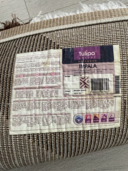 Vand covor 160x230 cm, curatat