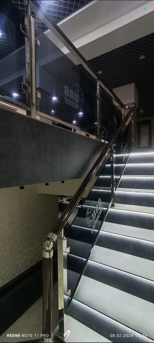 нержавека /перила/навесы/пандус/флагшток