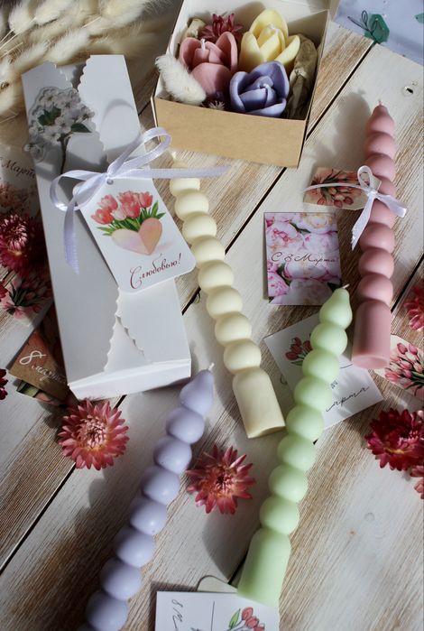 Столовые свечи как из пинтерест