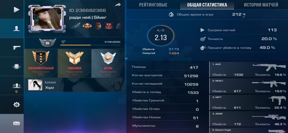 Продам аккаунт в стандофф 2