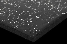 Гумена настилка/Каучукова Фитнес Плоча 100x100x2см-  Сиви пръски