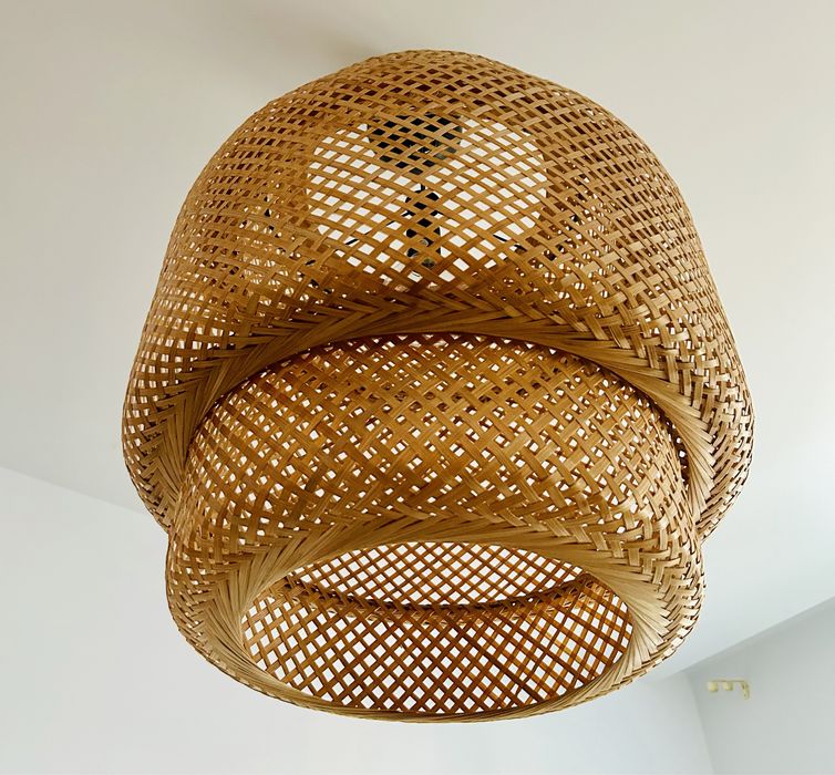 Lustra bambus IKEA Sinnerlig 50cm