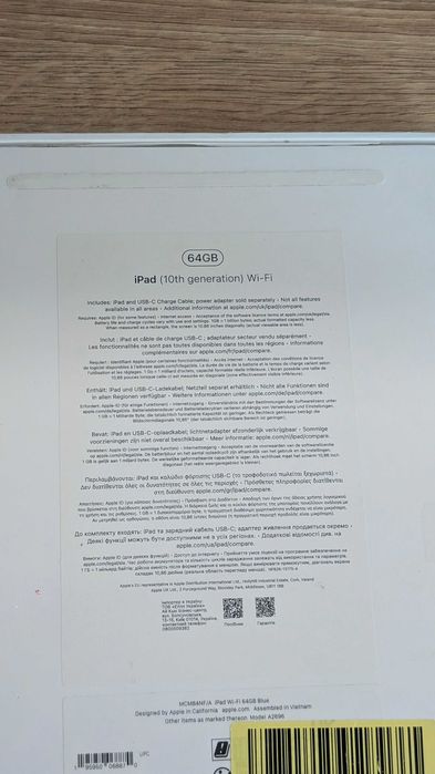 iPad 10th Gen 64GB Blue – като нов