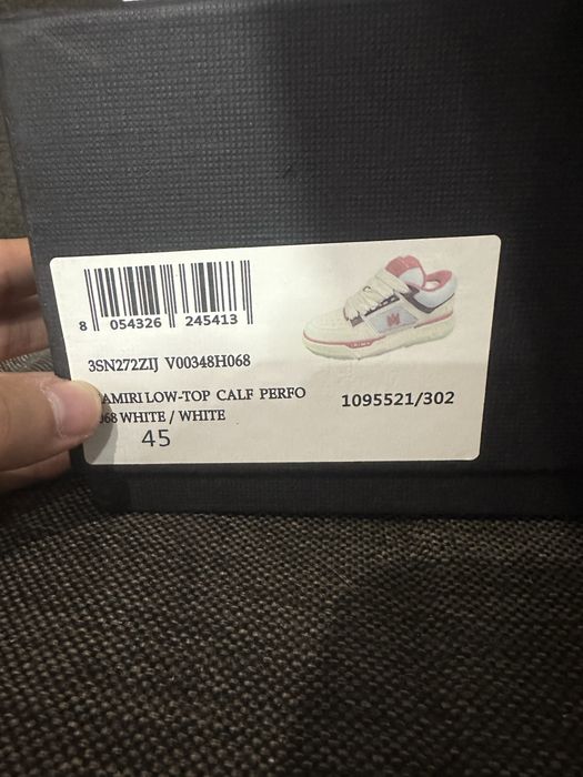 AMIRI MA1 White Red