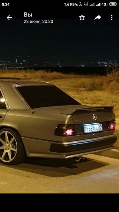 Бампер на мерседес 124 амг1