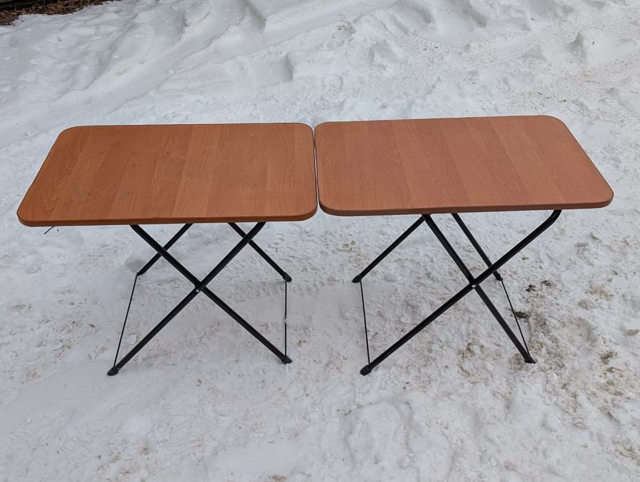 Продам 2 походных раскладных стола, размер 75*50