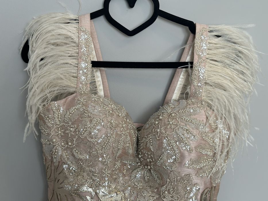 Rochie LouLou cu pene paiete