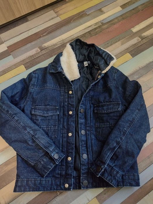 Подарък към Детско дънково яке за момче 128 см.