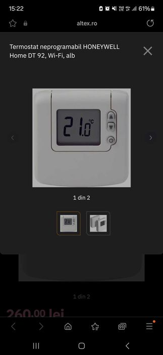Termostat neprogramabil Honeywell