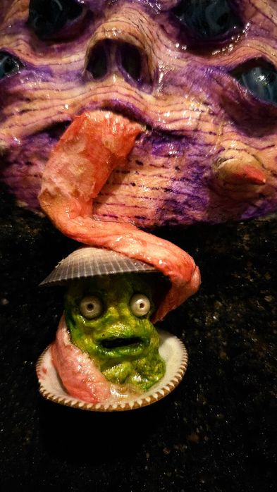 Tablou 3D Mixed Media cu iluminare sculptură murală artă suprarealistă