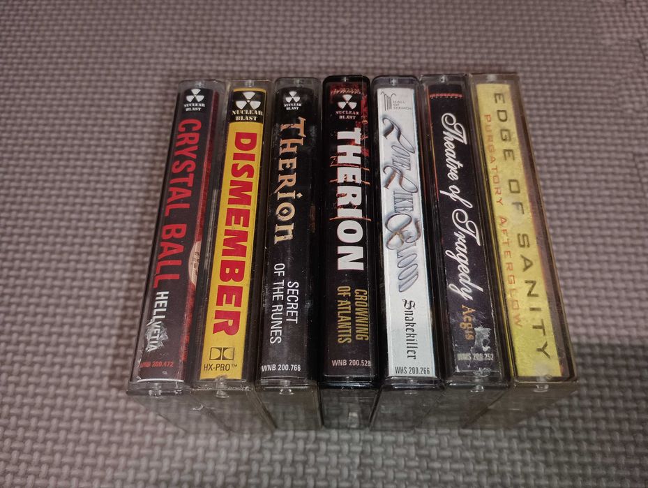 аудио касети с метъл по 12 лева