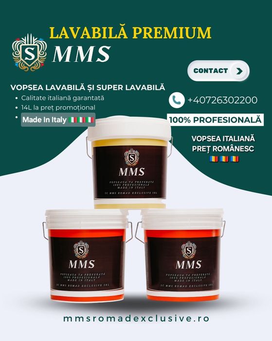 Vopsea italiană, 100% PROFESIONALĂ