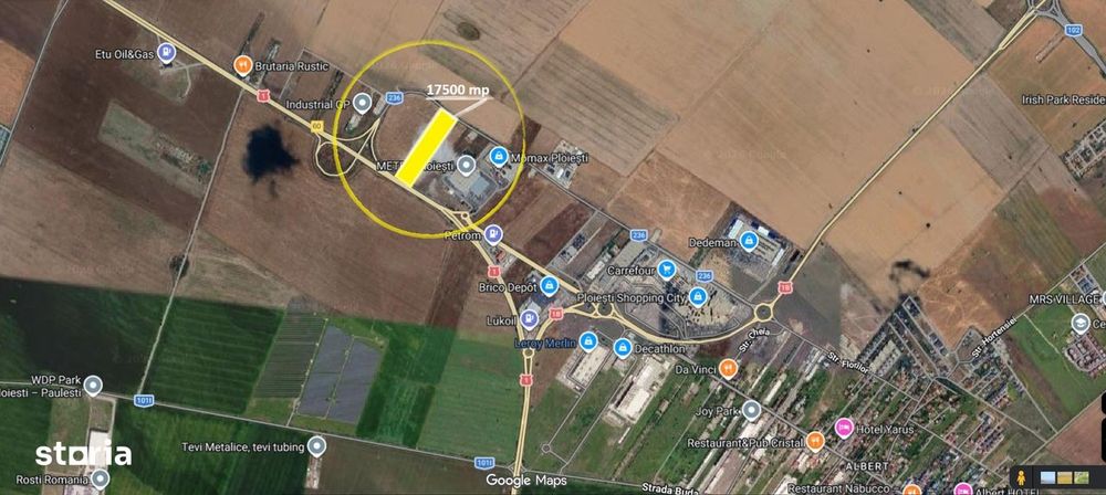 Ploiesti – DN1, vanzare teren 17500 mp
