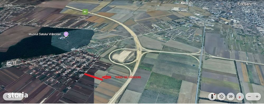 Proprietar, vând teren în suprafață de 4.775 mp, în Petrești, Vrancea
