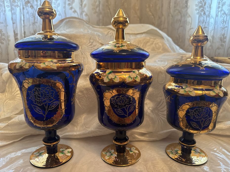 Продается  новая богемма сахарница  3 размера.