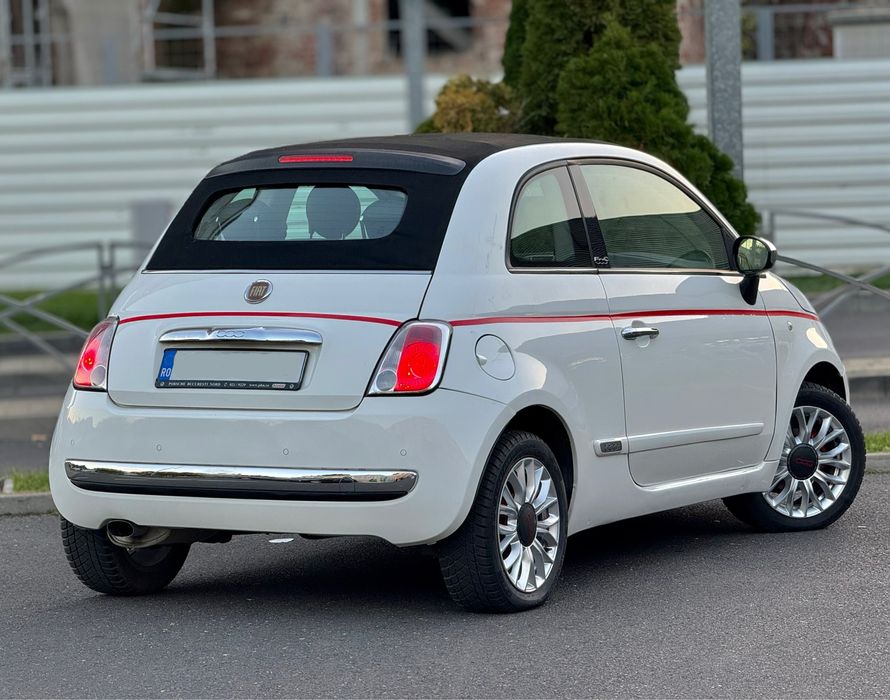 Fiat 500 Cabrio •2011•Diesel 1.3•E5// Navi,Xenon,Senzori//Inmatriculat