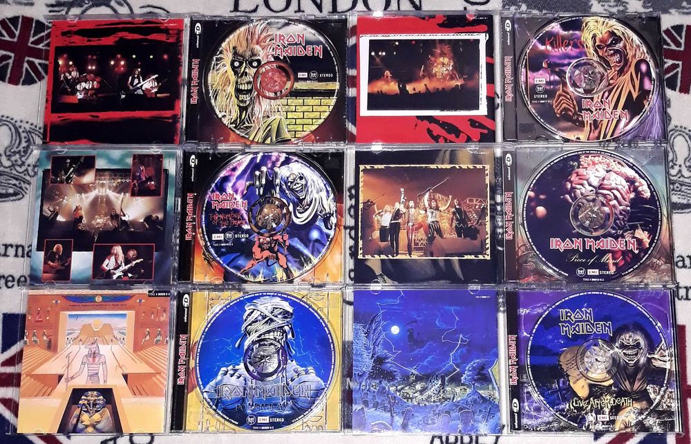 BoxSet Iron Maiden 1980-1993 (15 CD) - Ediție EMI UK - Mint
