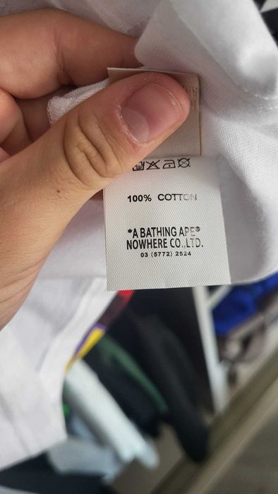 Tricou Abathing Ape Alb