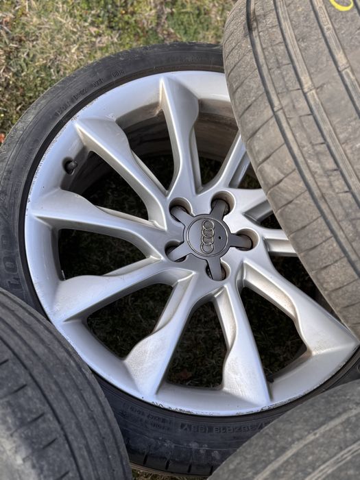 Vând set jante R19 – 5x112, ET32, lățime 8.5J, cu anvelope 255/35/R19