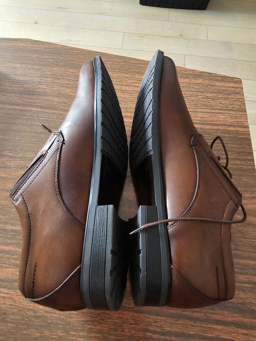 Pantofi bărbați piele maro marime 42