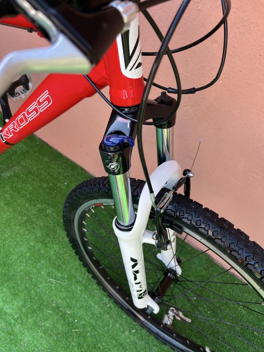 Като Нов Алуминиев Велосипед KROSS LEVEL 26цола 8х3 Внос Германия