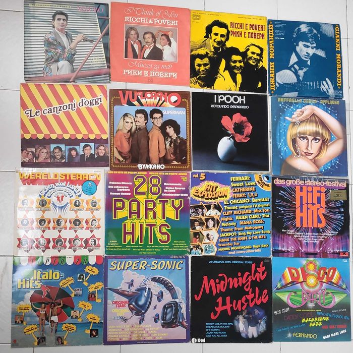 грамофонни плочи италианска, френска, руска музика др