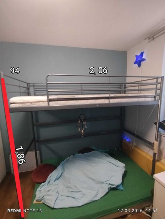 Високо легло Ikea