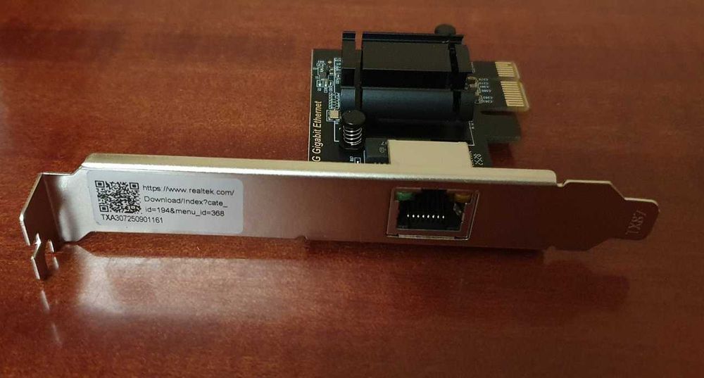 Placa de retea 5000 Mbps 5 Gbps GbE Realtek RTL8126