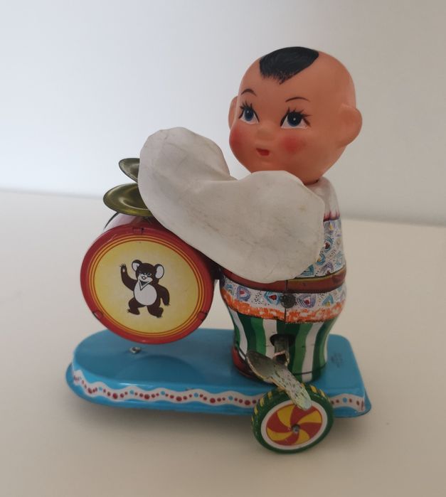 Jucarie chinezeasca, Tobosar, MS 765, in cutia originala si cu cheita