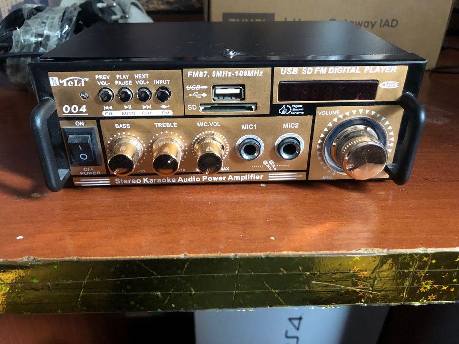 стерео караоке аудио усилитель мощности