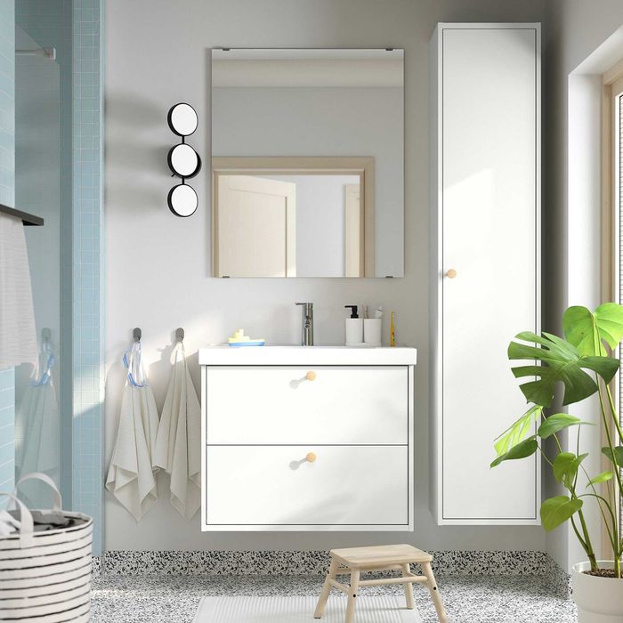 Огледало за баня - IKEA - LETTAN - 80x95 см