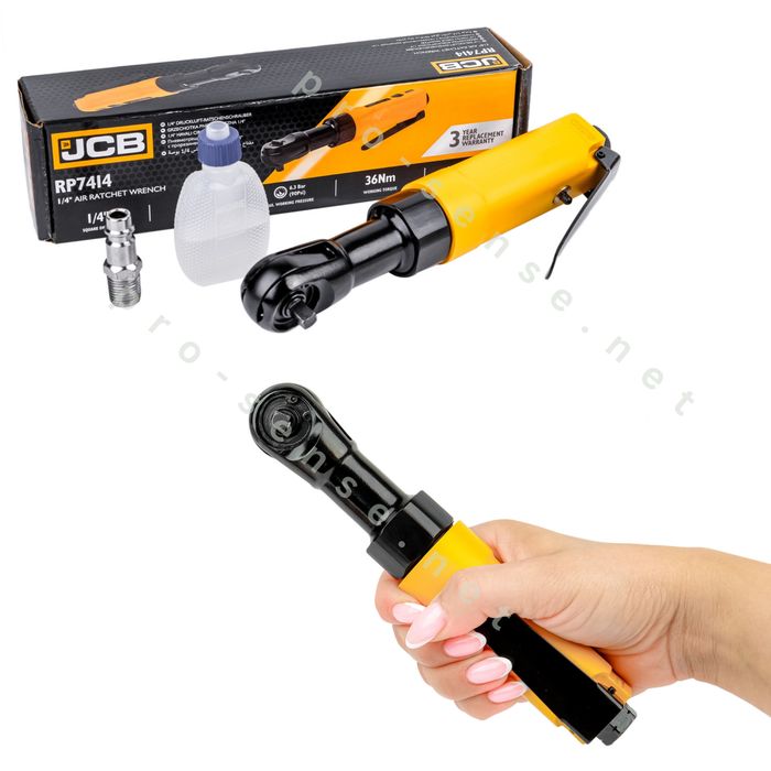 Пневматична тресчотка на въздух 1/4″ 36Nm /малка/ и 1/2″ 68Nm /голяма/ JCB