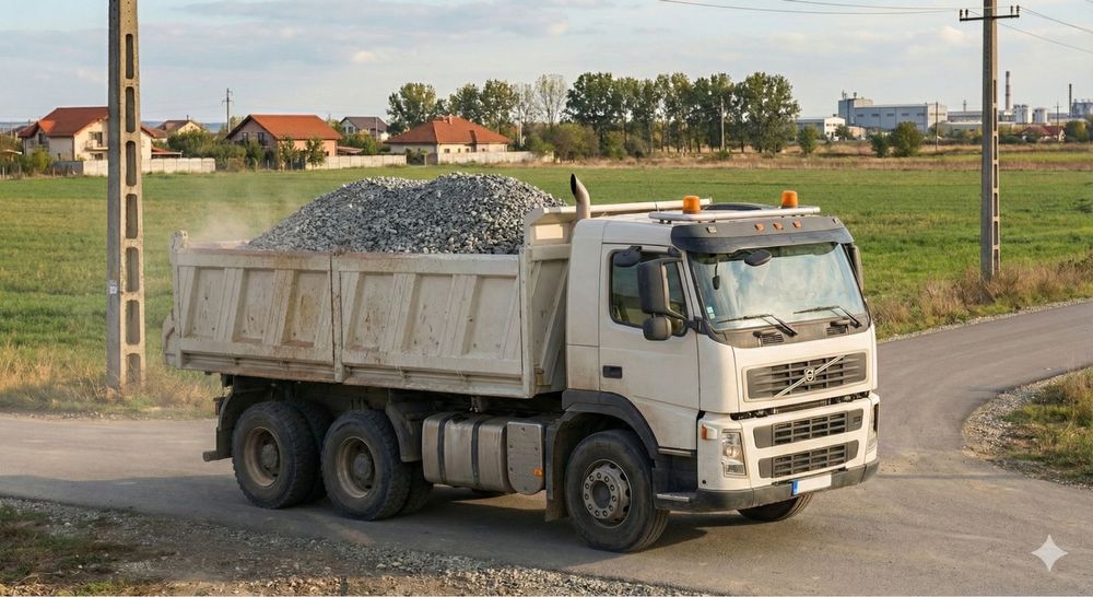 18 mc garantat-nisip-balast-pietris-beton concasat-frezat de asfalt