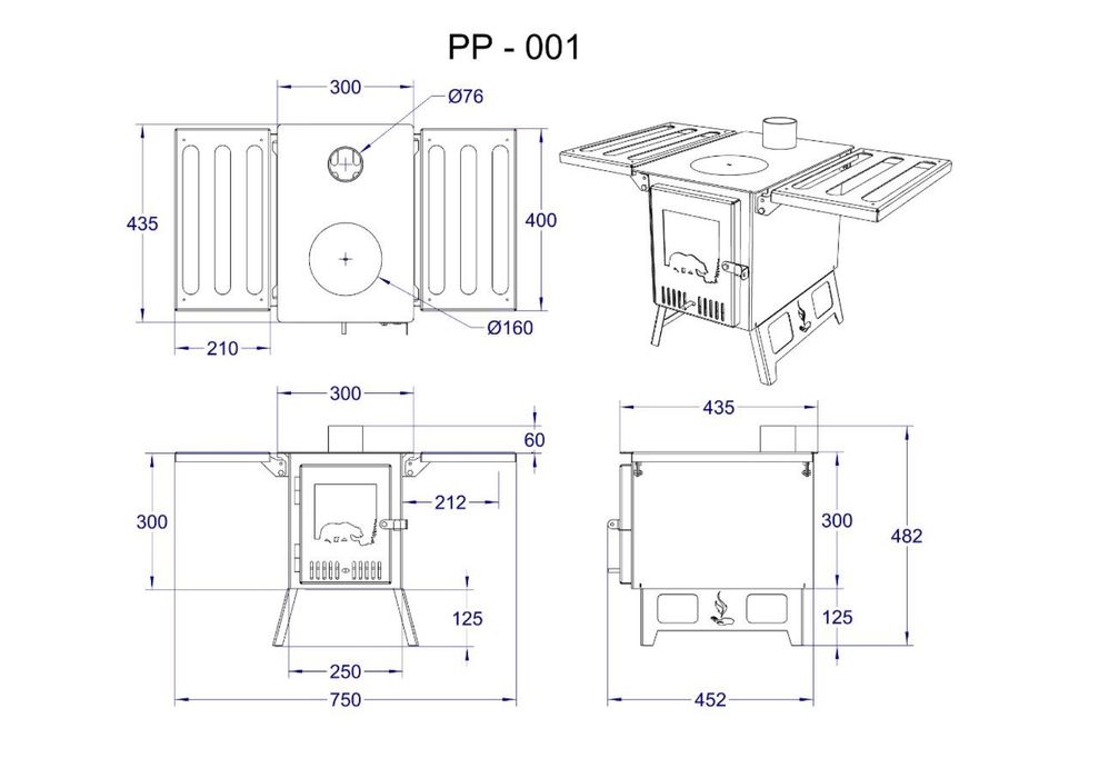 Печь для обогрева,печь для палатки,печь похододная,печь на дровах