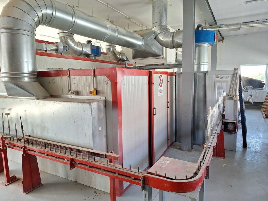 Linie automata de vopsit elemente mici FINITURE Italia