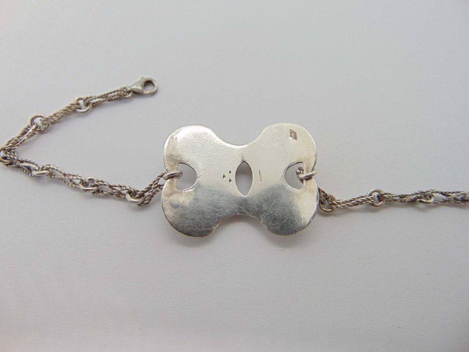 Bratara navajo din argint si coral