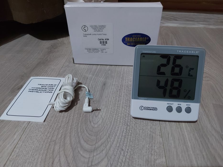 Termometru + higrometru profesional Control Company Traceable 4184