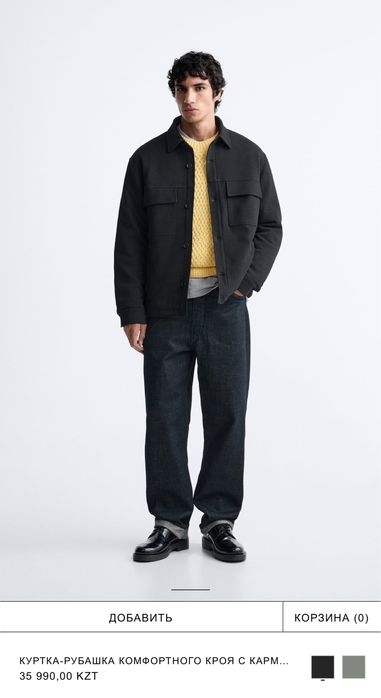 Zara Куртка рубашка