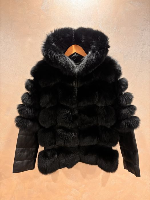 haina blana naturala vulpe 5 in 1 S - M / 36-38