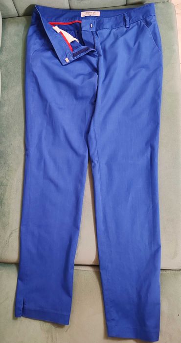 Pantaloni smart-casual, intens royal-blue - Depot 96, Mărime 42