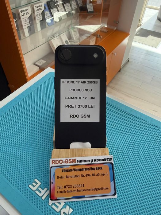 Iphone 17 Air 256Gb Gold/Black Nou/Neverlock/Garantie