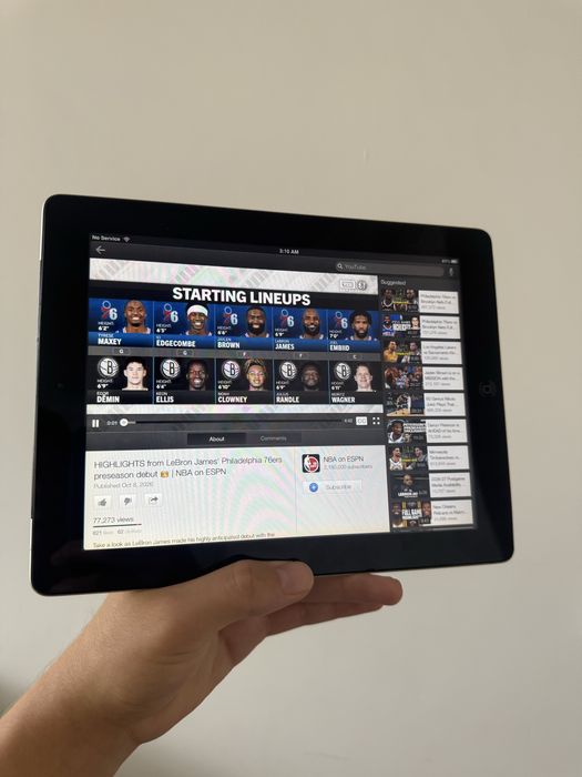 iPad 2 64GB / iOS 6 (Редкость, YouTube, ретро-игры)