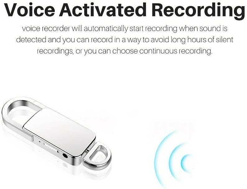 Мини подслушвател аудио записващо устройство скрит запис глас рекордер