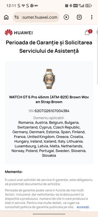 Huawei gt 6pro full box
