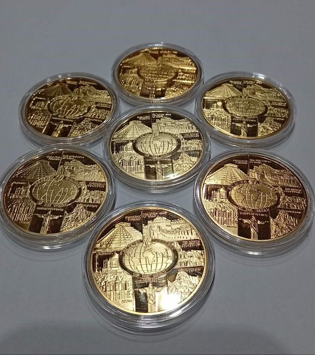 Монети седемте чудеса на света