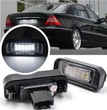 Плафони LED №3027-9 за регистрационен номер Mercedes Benz S, C-Class AMG