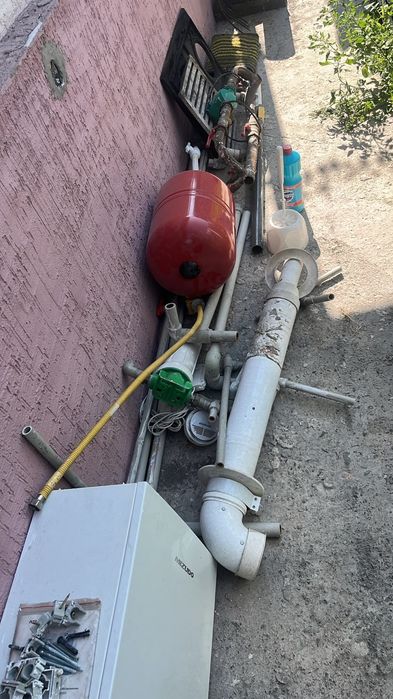 Газовый котел в комплекте