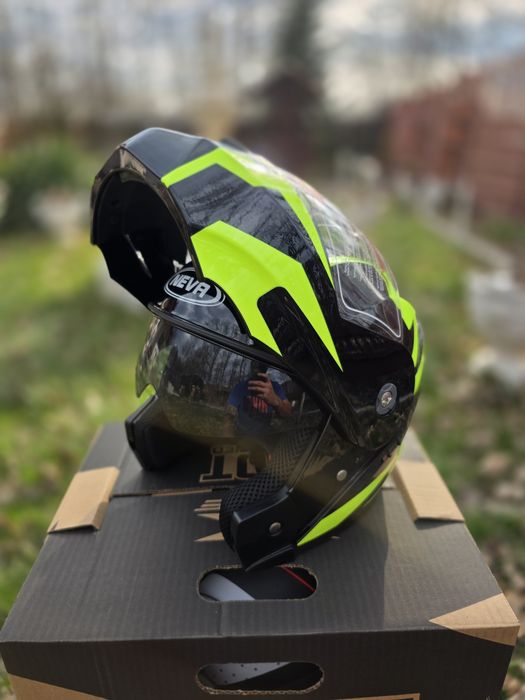 Casca moto atv fip up NOUA NEVA ochelari de soare