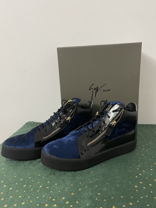 Giuseppe Zanotti Kriss Velvet Mid - Premium Quality , Material Catifea