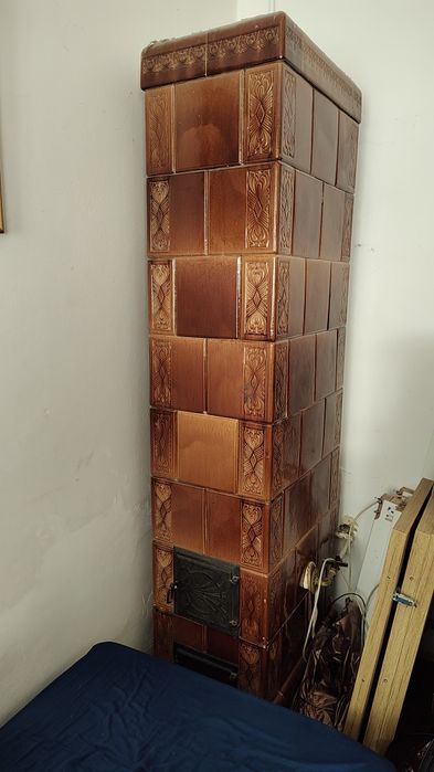 Sobă de teracotă – 44x66x218 cm